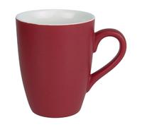 Mug Pastel Mat Rouge 320 ml - Lot de 6 - Olympia