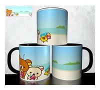 Mug personnalisé 4Ever1 - Kawaii Chat ourson panda licorne lama lapin design 161 Blanc G