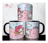 Mug personnalisé 4Ever1 - Kawaii Chat ourson panda licorne lama lapin design 162 Blanc G