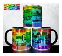 Mug personnalisé 4Ever1 - Kawaii Chat ourson panda licorne lama lapin design 166 Blanc G