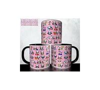 Mug personnalisé 4Ever1 - Kawaii Chat ourson panda licorne lama lapin design 183 Blanc G