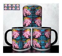 Mug personnalisé 4Ever1 - Kawaii Chat ourson panda licorne unicorn lama lapin design 169 Blanc G