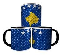 MUG personnalisé 4EVER1 Tasse à café - Drapeau KOSOVO 05