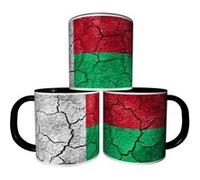 MUG personnalisé 4EVER1 Tasse à café - Drapeau MADAGASCAR 03 G