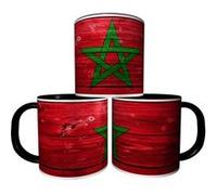 MUG personnalisé 4EVER1 Tasse à café - Drapeau MAROC 02 G