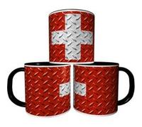 MUG personnalisé 4EVER1 Tasse à café - Drapeau SUISSE 05 G