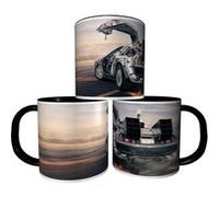 MUG personnalisé 4EVER1 Tasse à café - RETOUR VERS LE FUTUR DeLorean Réf 01