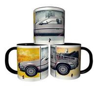 MUG personnalisé 4EVER1 Tasse à café - RETOUR VERS LE FUTUR DeLorean Réf 03