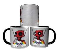 MUG personnalisé 4EVER1 Tasse à café - SUPER HEROS COMICS FUN DEADPOOL LICORNE Réf 07