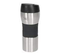 Melitta Mug isotherme MUG PREMIUM – fermeture par pression, 100% hermétique, 350 ml, noir/inox