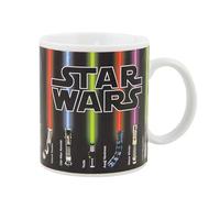 Mug sabre laser Star Wars thermoréactif - Officiellement licencié Disney, Révélez les sabres avec une boisson chaude, Cadeau pour fans de Star Wars & Mandalorian, 295ml
