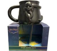 Paladone Mug Harry Potter Dark Mark et Nagini 3D – céramique noire 400 ml – licence officielle