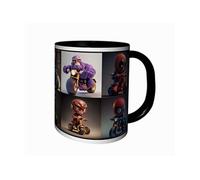 MUG Tasse à café - CHIBI SUPER HEROS MOTO 1813