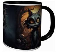 MUG Tasse à café - HALLOWEEN CHAT GOTHIQUE STYLE TIM BURTON 4474