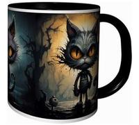 MUG Tasse à café - HALLOWEEN CHAT GOTHIQUE STYLE TIM BURTON 4475
