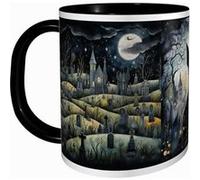 MUG Tasse à café - HALLOWEEN CHIEN GOTHIQUE STYLE TIM BURTON 2486 G