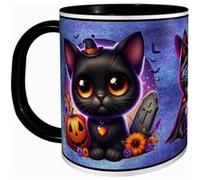 MUG Tasse à café - HALLOWEEN PETIT CHAT MIGNON 2611 G