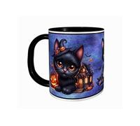 MUG Tasse à café - HALLOWEEN PETIT CHAT MIGNON 2612