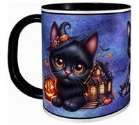 MUG Tasse à café - HALLOWEEN PETIT CHAT MIGNON 2612 G