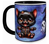 MUG Tasse à café - HALLOWEEN PETIT CHAT MIGNON 2615 G