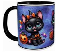 MUG Tasse à café - HALLOWEEN PETIT CHAT MIGNON 2616 G