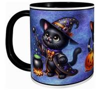 MUG Tasse à café - HALLOWEEN PETIT CHAT MIGNON 2617 G