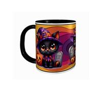 MUG Tasse à café - HALLOWEEN PETIT CHAT NOIR MIGNON 2768