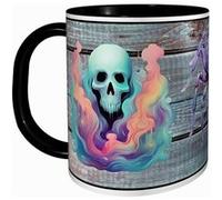 MUG Tasse à café - HALLOWEEN TETE DE MORT LOUP ARAIGNEE 2731