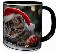 MUG Tasse à café - MUG NOEL CHAT DE NOËL CADEAU DE FETES DE FIN D' ANNEE 4507
