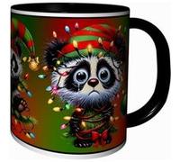 MUG Tasse à café - MUG NOEL HUMOUR PANDA DE NOËL CADEAU DE FETES DE FIN D' ANNEE 4870