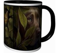 MUG Tasse à café - PORTRAIT ANIMAUX FEUILLAGE CHAT GIRAFE CHIEN 1991 G