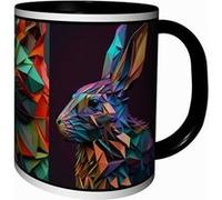 MUG Tasse à café - PORTRAIT ANIMAUX PLIAGE ORIGAMI CHAT ELEPHANT LAPIN 1993 G