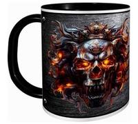 MUG Tasse à café - SIGNE ASTROLOGIQUE DU ZODIAQUE TETE DE MORT LION 2582 G