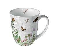 Tasse en Porcelaine Fine - Jardin bucolique