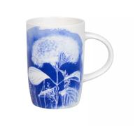 MUG tasse Porcelaine Könitz Cyan blue hydrangea