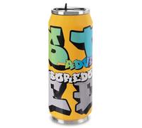 Mug Thermique Canette VILDE - Acier Inoxydable - 500ml - Jaune