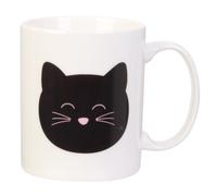 Mug thermo réactif en céramique collection CAT 30 hat blanc