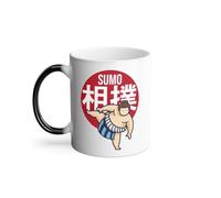 Mug Thermo-réactif Tasse Magique - Combat de Sumo Lutte Japon Asie Culture - 325 ml