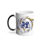 Mug Thermo-réactif Tasse Magique - Poisson Koi Japon Asie Culture Carpe - 325 ml