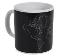 Mug thermo réactif XXL 70cl en céramique collection CONTINENT noir