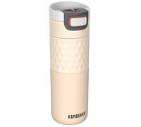 Mug thermos ETNA GRIP 500 ml, fûts beiges, acier inoxidable, Kambukka