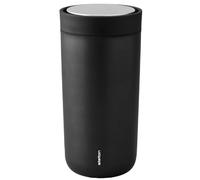 Mug thermos TO GO CLICK 400 ml, noir brillant, Stelton