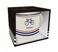 Mug timbale + boîte ouverte pour lui Baroudeur Kiub Blanc 420 ml