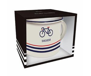 Mug timbale + boîte ouverte pour lui Baroudeur Kiub Blanc 420 ml
