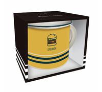 Mug timbale + boîte ouverte pour lui Epicurien Kiub Jaune 420 ml