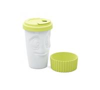 Mug To Go en porcelaine blanche - 400 ml