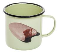 Mug TOILETPAPER SOAP 10 cm, vert, émail, Seletti