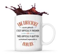 Mug Une Directrice aussi géniale | Tasse Cadeau Travail Métier Départ Retraite Collègue Anniversaire Noël