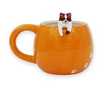 Winkee Tasse à Café Pet Friends Chien - Mug Café et Tasse à Thé Grande 450 ml en Céramique pour Adultes et Enfants - Cadeau Anniversaire, Rentrée Scolaire et Fête des Mères