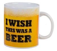 Mug XXL I Wish This Was A Beer Tasse grande café thé boisson Multi G